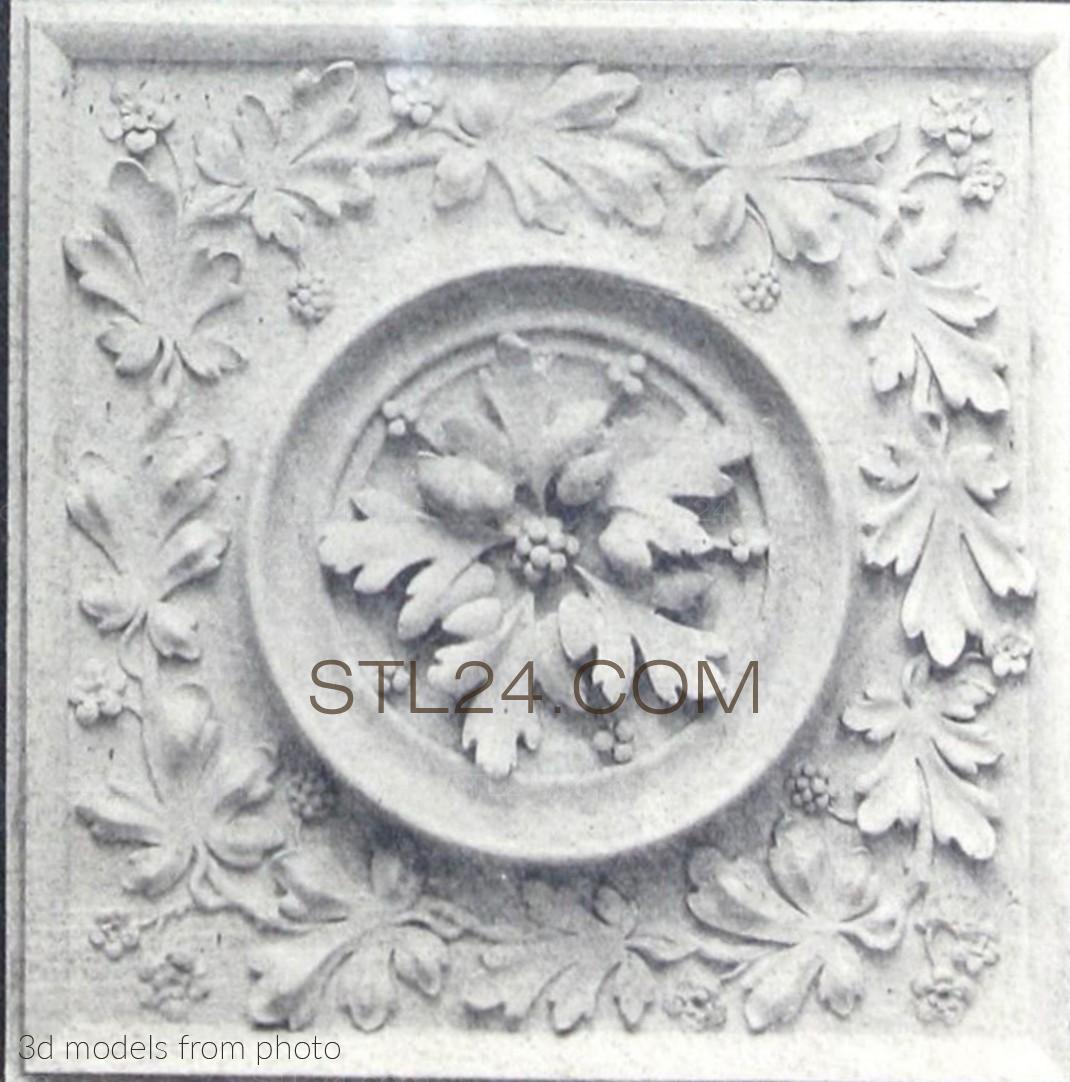 Розетки (ROSETTE_0533 -  | 3D model 3DSMAX / OBJ / STL) 3D модель для ЧПУ станка